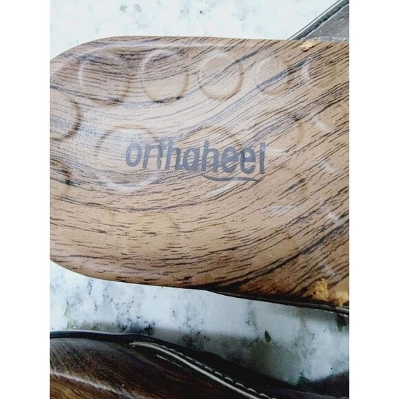 Orthaheel Size 7 Lola Mixed Metal Silver and Gold Women’s Sandals EUC - Picture 4 of 8